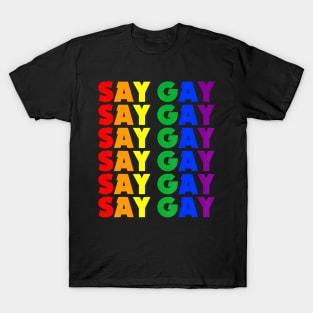 We Say Gay Pride Lgbt Florida Proud T-Shirt